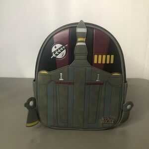 Star Wars Boba Fett Jetpack Bioworld Mini Backpack NWT